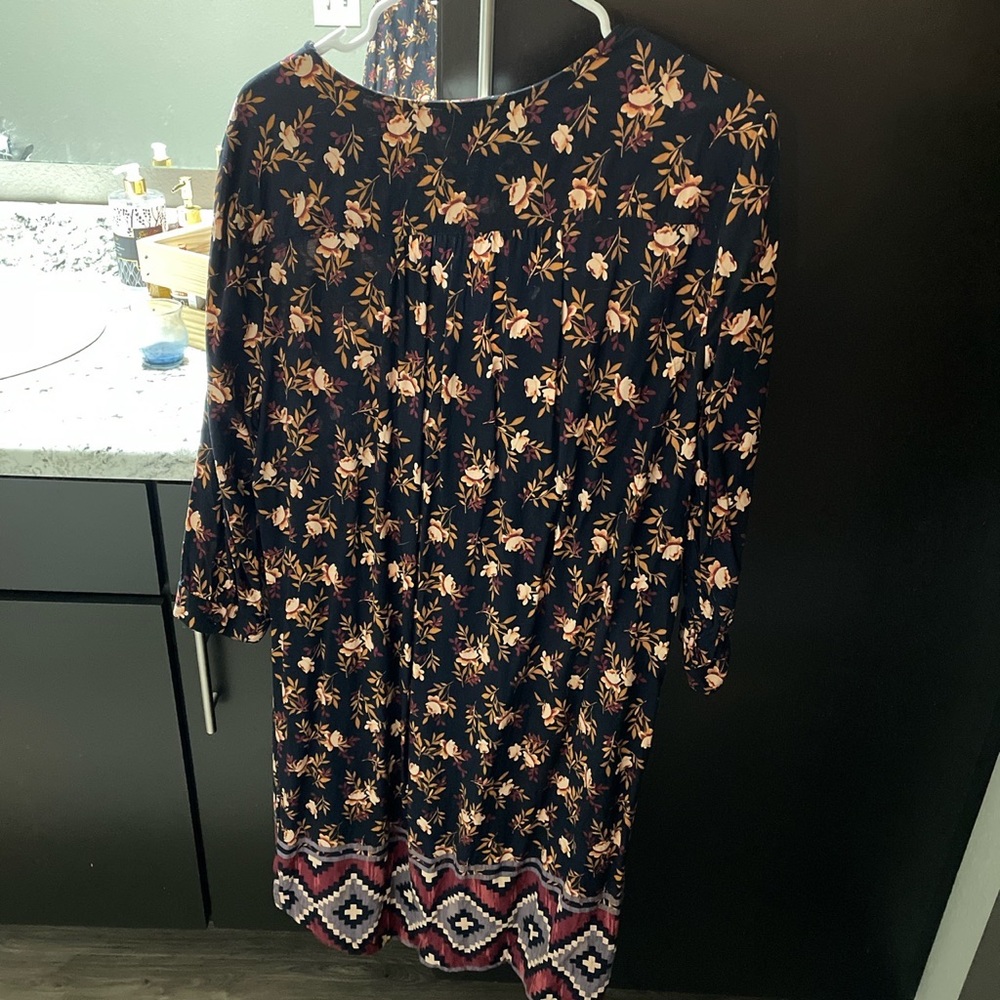 Long Sleeve Floral Dress